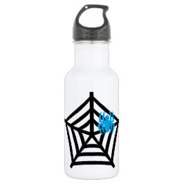 Nehmen Sie Ihr Getränk in einem weißen Stil mit Edelstahlflasche