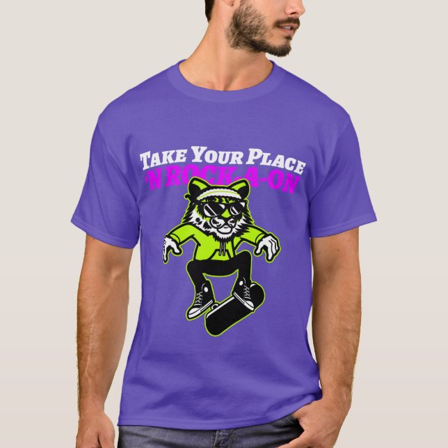 Nehmen Sie Ihren Platz "N Rock-A-oN 6 T-Shirt (Vorderseite)