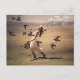 Nehmen Sie immer das Wetter mit Ihrer surrealen Ku Postkarte