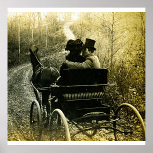 Nehmen Sie immer ein Pferd, das Sie mit einer Hand Poster