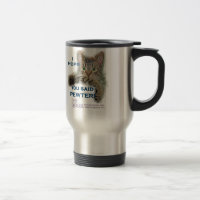 Nehmen Sie lustiges Haha mit Ihnen! Reise-Tasse