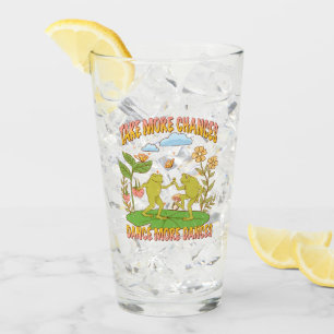 Nehmen Sie mehr Chancen, tanzen Sie mehr Tanz Glas