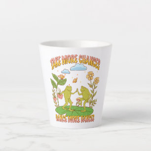Nehmen Sie mehr Chancen, tanzen Sie mehr Tanz Milchtasse