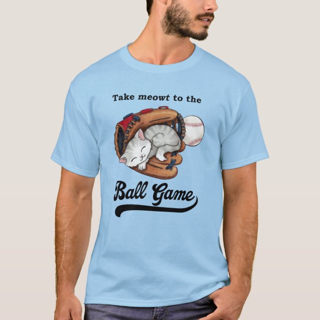 Nehmen Sie Meowto the Ball Game - Sales Benefit PA T-Shirt (Vorderseite)