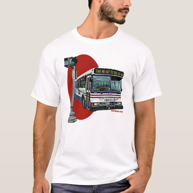 Nehmen Sie mich heraus auf dem Bus T-Shirt (Vorderseite)