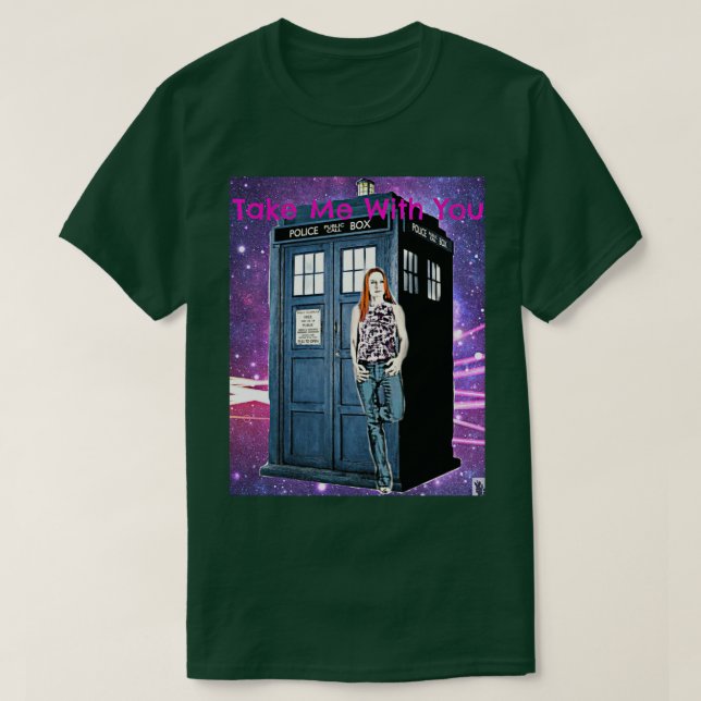 Nehmen Sie mich mit T-Shirt (Design vorne)