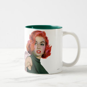 Nehmen Sie mich nach Hollywood Zweifarbige Tasse