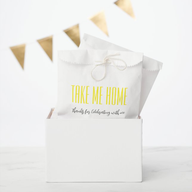 Nehmen Sie mich Zuhause Favor Tasche Geschenktütchen (Party)