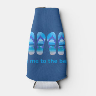 Nehmen Sie mich zum Strand umdrehen Flaschenkühler