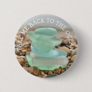 Nehmen Sie mich zurück zu Ozean-aquamarinen Button