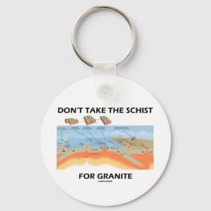 Nehmen Sie nicht den Schiefer für Granit Schlüsselanhänger