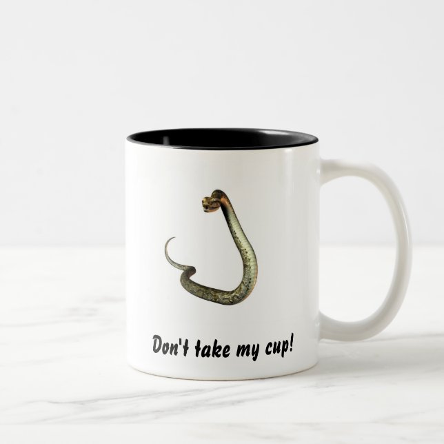 Nehmen Sie nicht meine Schale! Zweifarbige Tasse (Rechts)