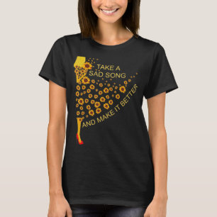 Nehmen Sie sich ein trauriges Lied und machen Sie T-Shirt