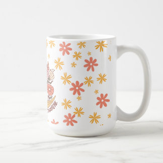 Nehmen Sie sich einen Augenblick Zeit, um die Tass Kaffeetasse