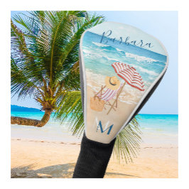 Nehmen Sie sich einen Moment Zeit, um den Monogram Golf Headcover