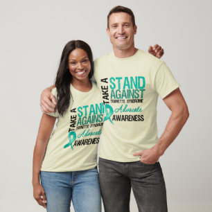 Nehmen Sie sich einen Stand gegen das Tourette-Syn T-Shirt