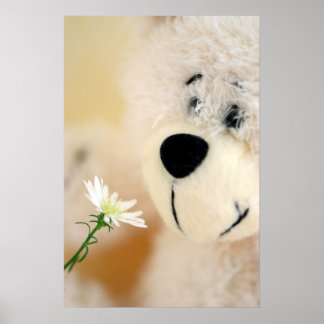 Nehmen Sie sich Zeit, um die Blume zu riechen Poster