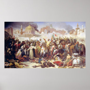 Nehmen von Jerusalem Poster