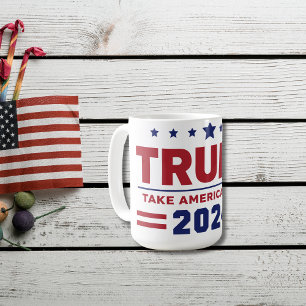 Nehmen wir Amerika wieder zurück Trump 2024 Kaffeetasse