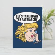 Nehmen wir die Coole Feministenkarte des Patriarch