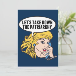 Nehmen wir die Coole Feministenkarte des Patriarch
