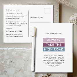 Nehmen wir die Hoher Road-Typografie für den Kongr Postkarte