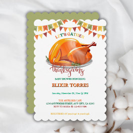 Nehmen wir Erntedank Türkei Feast Baby Shower zusa Einladung