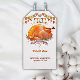 Nehmen wir Erntedank Türkei Feast Baby Shower zusa Geschenkanhänger