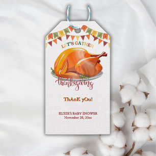 Nehmen wir Erntedank Türkei Feast Baby Shower zusa Geschenkanhänger