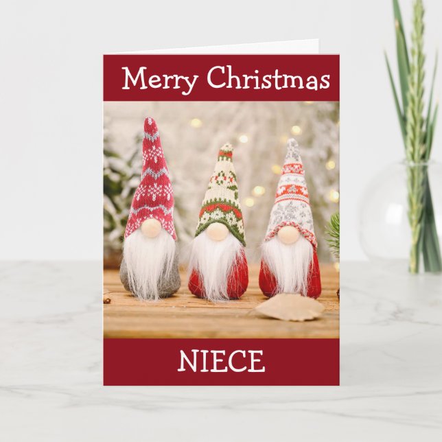 **NEICE** JOYEZ NOËL À PARTIR DE LA CARTE DE VACAN (Devant)