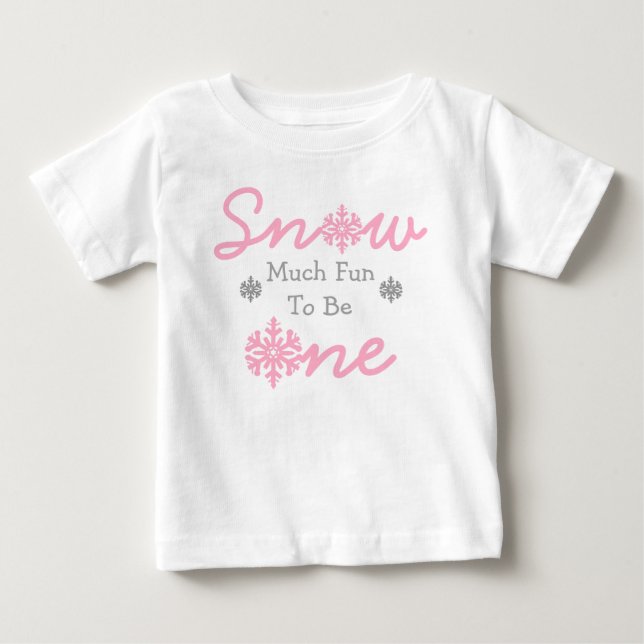 Neige Beaucoup Amusant Pour Être Un T-shirt bébé (Devant)
