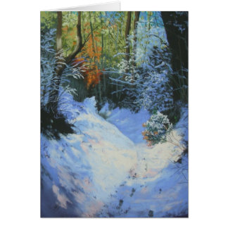 Neige sur le chemin à Mardon