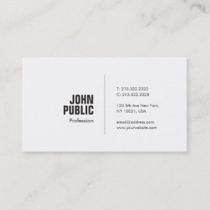 Neigen berufliches kreatives Minimalistisches Visitenkarte