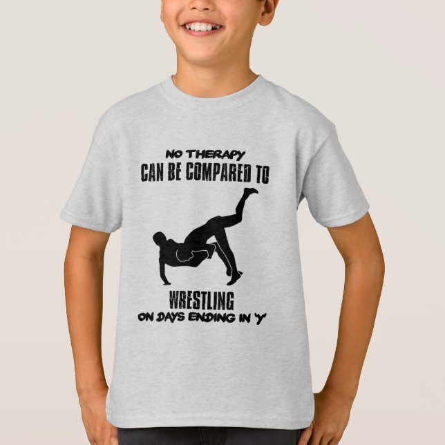 Neigen von Wrestlingentwürfen T-Shirt (Vorderseite)
