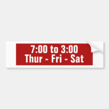 Neighborhood Yard Sign Day Time Sticker