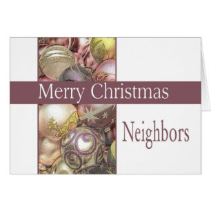 Neighbors Merry Christmas card