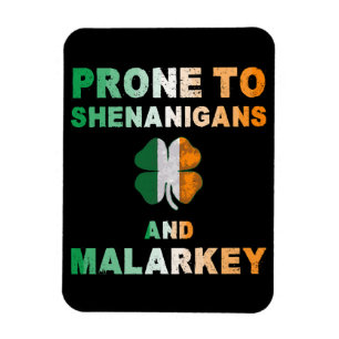 Neigt zu Schabernack und Unsinn St. Patrick's Day Magnet
