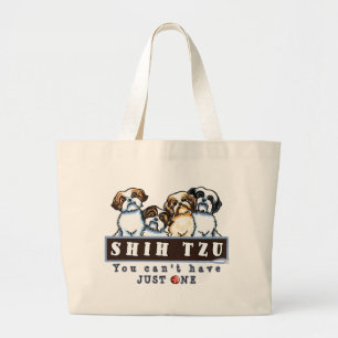 Neigung Shih Tzu haben gerade ein Jumbo Stoffbeutel