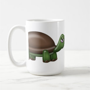 Neigung u. Sprösslings-Logo-Tasse mit Schildkröt Kaffeetasse