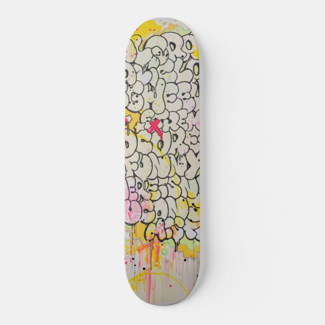 Neigung"wirkliche Graffiti-Liebe-" Teilii Skateboard (Vorderseite)