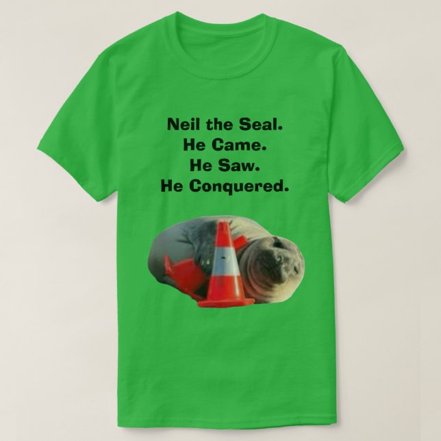 Neil Conquered T-Shirt (Design vorne)