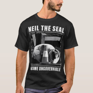 Neil die Robbe wird unkontrollierbar Lustiges Meme T-Shirt