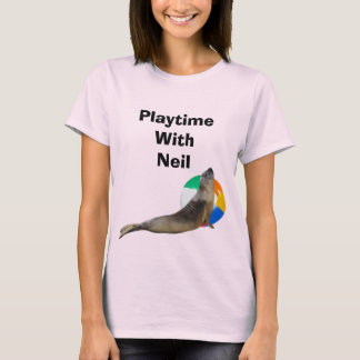 Neil le phoque avec t-shirt ballon de plage