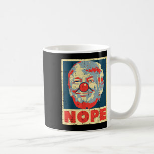 Nein Anti-Trump-Clown Vintage Retro Impeach Nein D Kaffeetasse