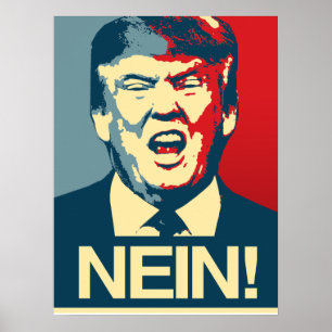NEIN - Anti-Trump-Poster - Anti-Trump - Poster