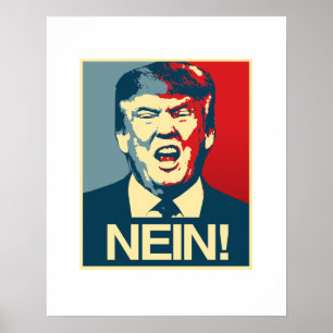 NEIN - Anti-Trumpf Plakat - Anti-Trumpf -