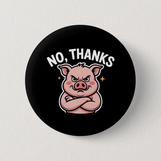 Nein Danke Button (Vorderseite)