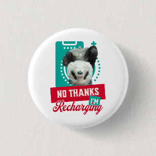 Nein danke, ich lade Panda Bear Cub Battery wieder Button