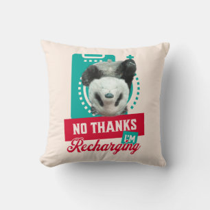 Nein danke, ich lade Panda Bear Cub Battery wieder Kissen