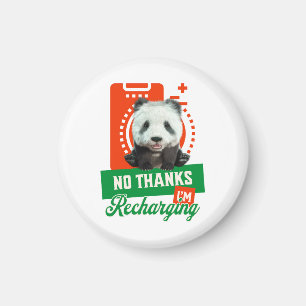 Nein danke, ich lade Panda Bear Cub Battery wieder Magnet